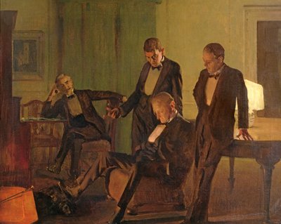 After Dinner at 110 Pembroke Road by Frederick George Swaish